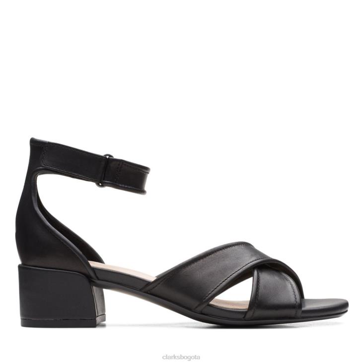 Clarks 0DX8L3239 caroleigh rise clarks cuero negro mujer cuero negro