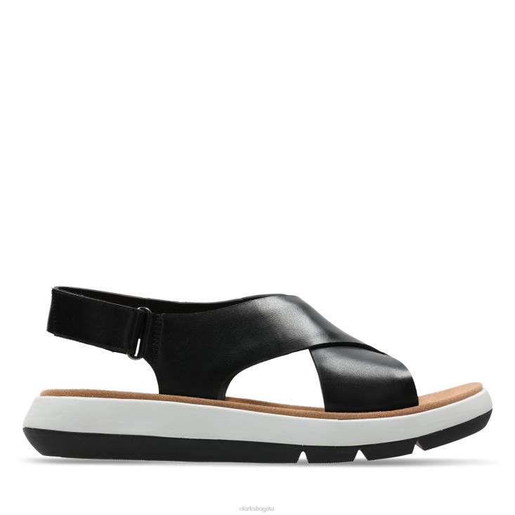 Clarks 0DX8L3243 clarks jemsa cross cuero negro mujer cuero negro