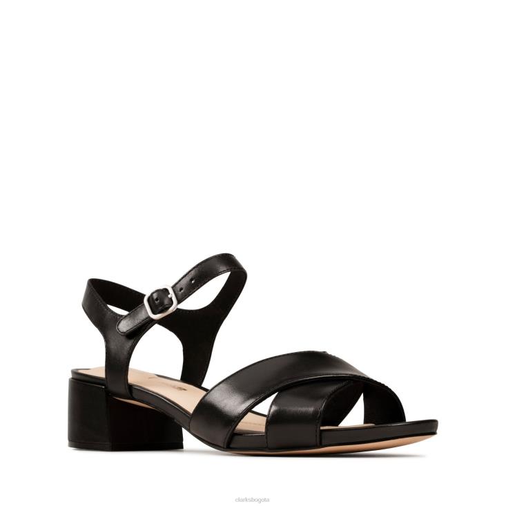 Clarks 0DX8L3251 correa de cuero negro clarks sheer35 mujer cuero negro