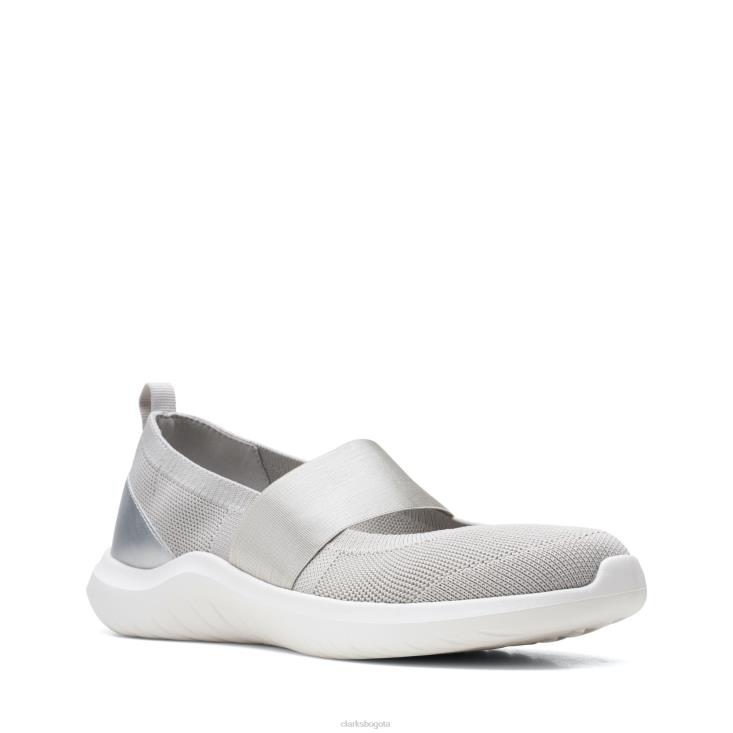 Clarks 0DX8L3253 nova sol clarks punto gris claro mujer punto gris claro