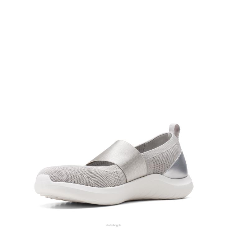 Clarks 0DX8L3253 nova sol clarks punto gris claro mujer punto gris claro