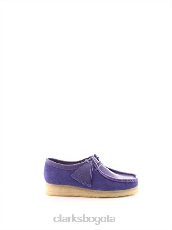 Clarks 0DX8L326 clarks morados wallabee unisexo