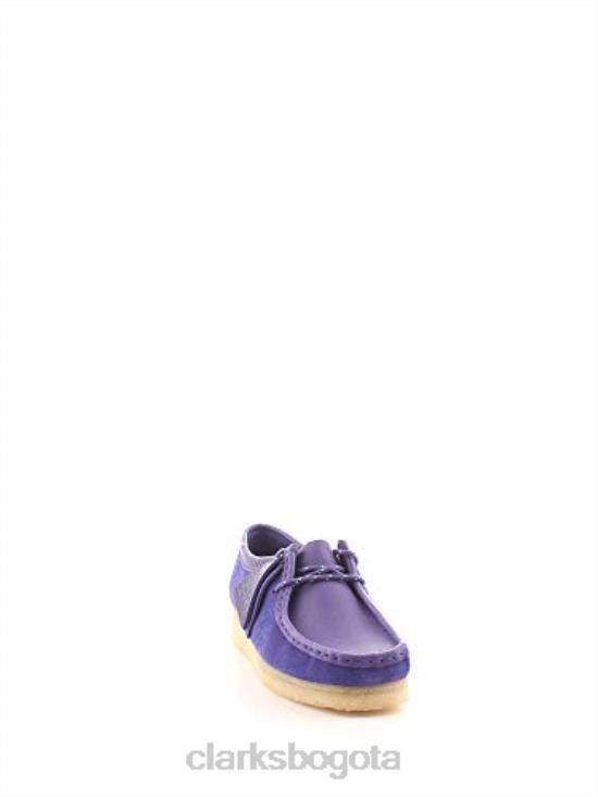 Clarks 0DX8L326 clarks morados wallabee unisexo