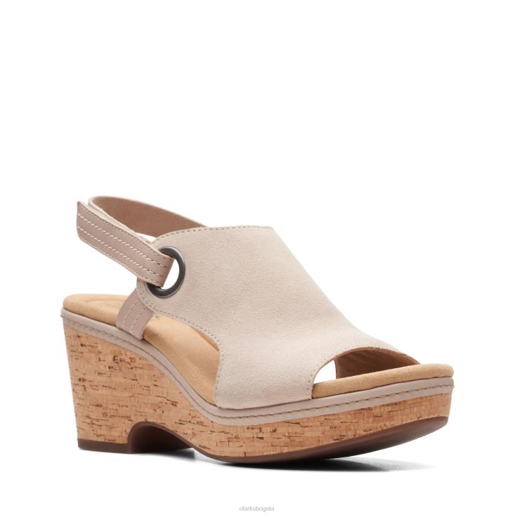 Clarks 0DX8L3277 giselle sea clarks ante arena mujer gamuza arena