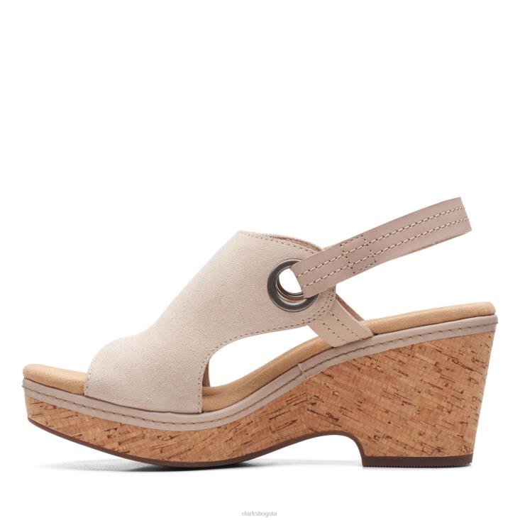 Clarks 0DX8L3277 giselle sea clarks ante arena mujer gamuza arena