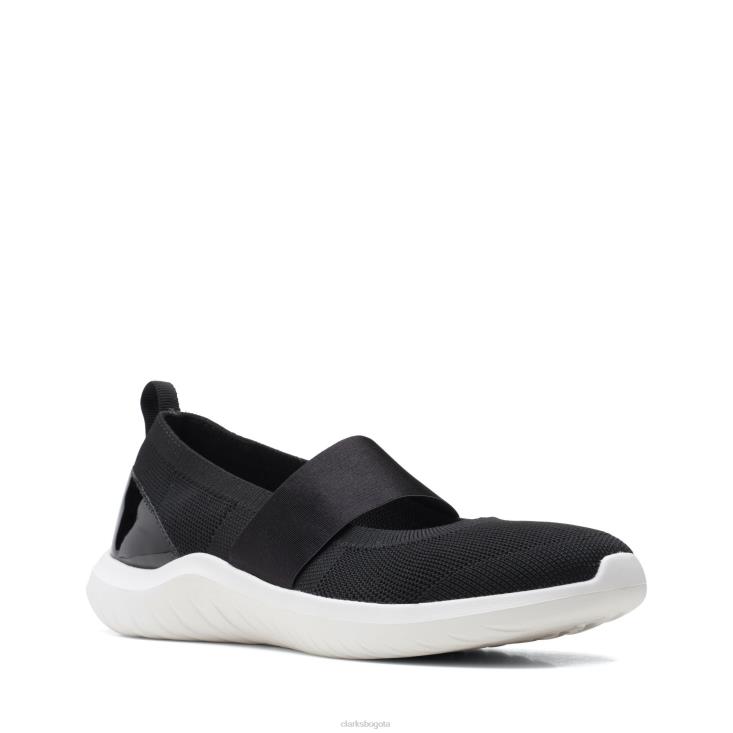 Clarks 0DX8L3278 clarks de punto negros nova sol mujer punto negro