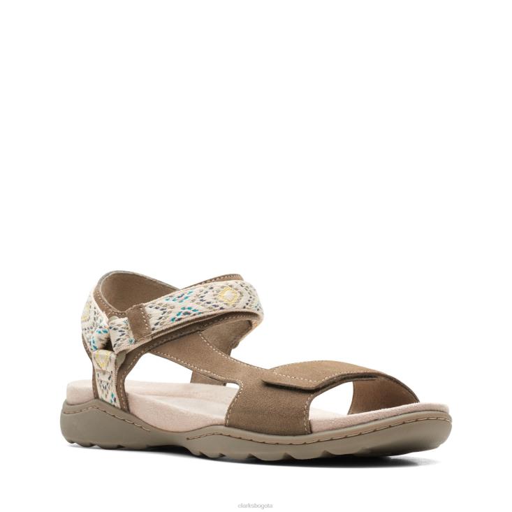 Clarks 0DX8L3279 amanda step clarks ante oliva mujer ante oliva