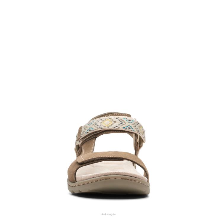 Clarks 0DX8L3279 amanda step clarks ante oliva mujer ante oliva