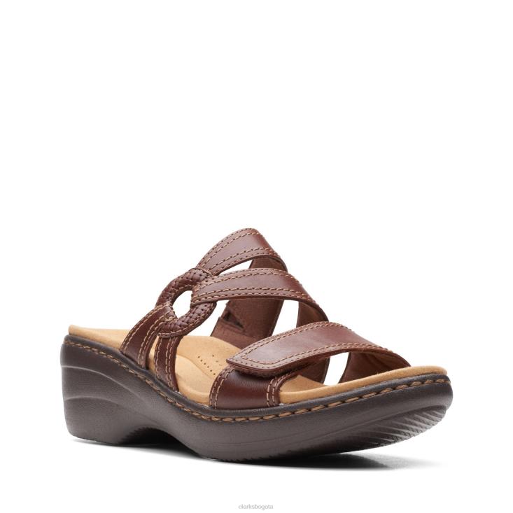 Clarks 0DX8L3280 bronceado oscuro lea clarks merliah coral mujer lea bronceado oscuro