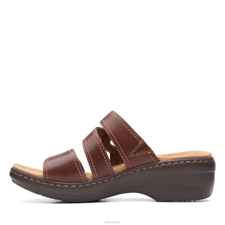 Clarks 0DX8L3280 bronceado oscuro lea clarks merliah coral mujer lea bronceado oscuro