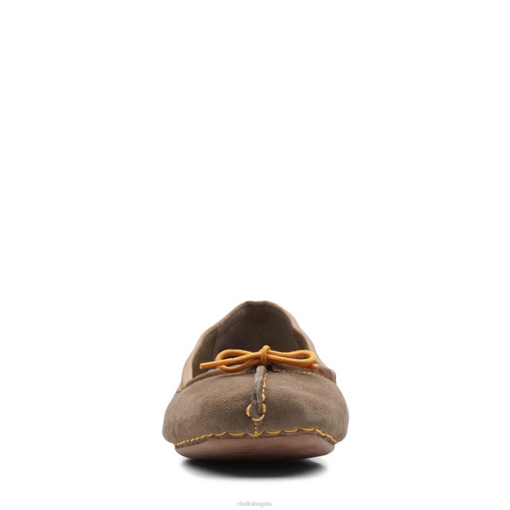 Clarks 0DX8L3291 clarks freckle ice ante oliva oscuro mujer ante oliva oscuro