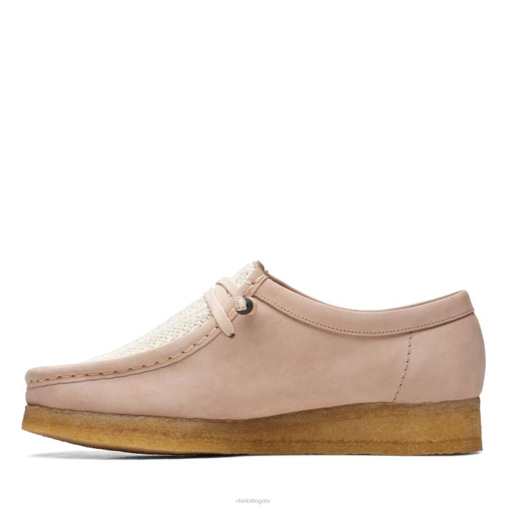 Clarks 0DX8L3299 clarks wallabee rafia natural mujer rafia natural