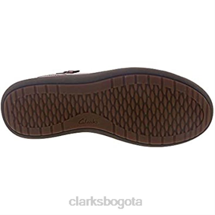 Clarks 0DX8L33 Botas Clarks Nalle Mid de cuero color canela oscuro para mujer mujer cuero bronceado oscuro