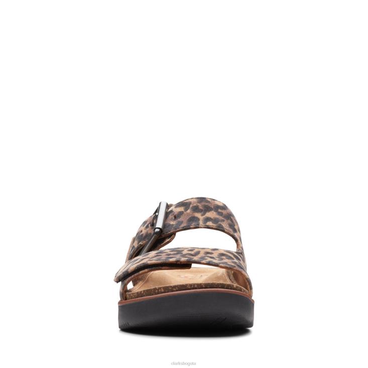 Clarks 0DX8L3309 elayne easy clarks estampado de leopardo mujer estampado de leopardo
