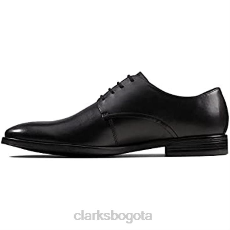 Clarks 0DX8L331 clarks stanford walk derby negros para hombre hombres cuero negro