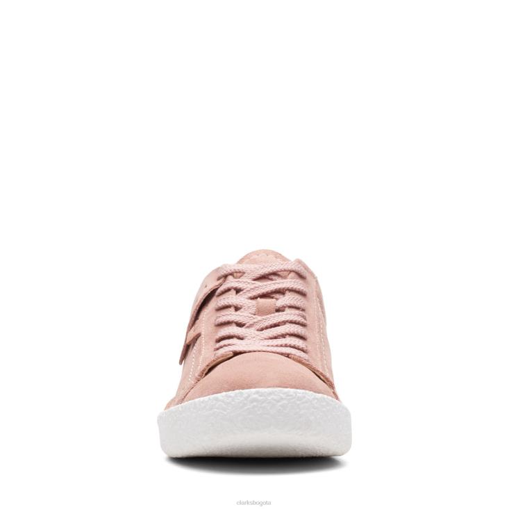 Clarks 0DX8L3319 copa artesanal encaje clarks rosa gamuza mujer gamuza rosa
