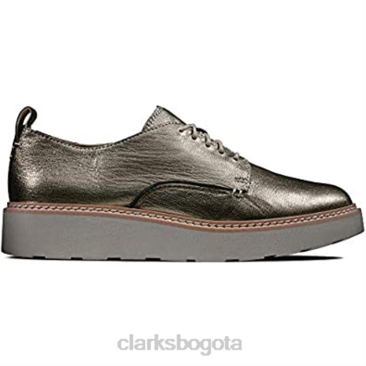 Clarks 0DX8L332 zapatos derby casual de mujer trace walk beige clarks mujer beige