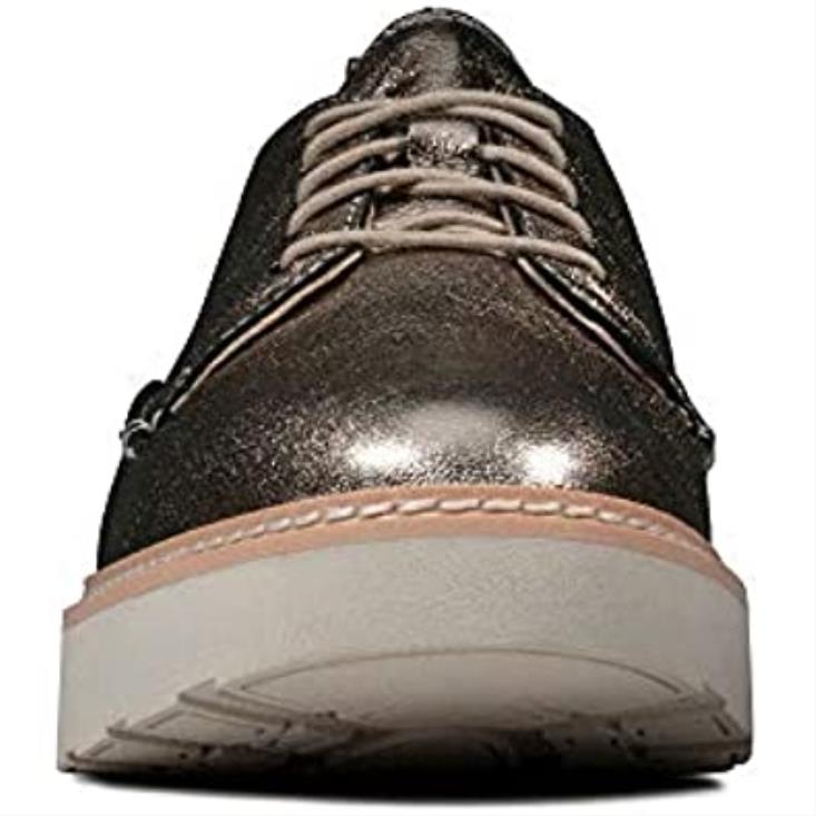 Clarks 0DX8L332 zapatos derby casual de mujer trace walk beige clarks mujer beige