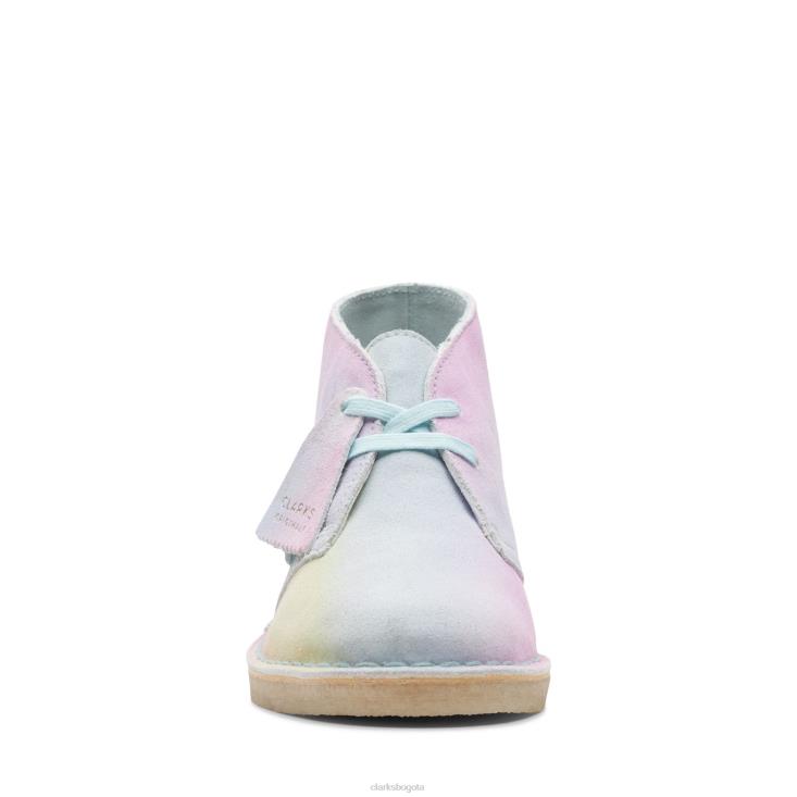 Clarks 0DX8L3334 bota desierto clarks blanco/azul mujer blanco azul