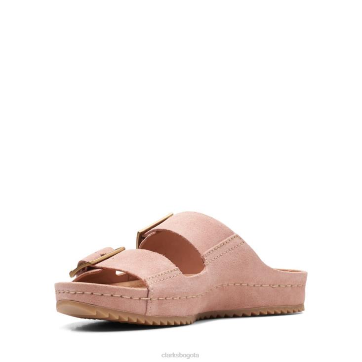 Clarks 0DX8L3337 clarks rose ante brookleigh sol mujer gamuza rosa