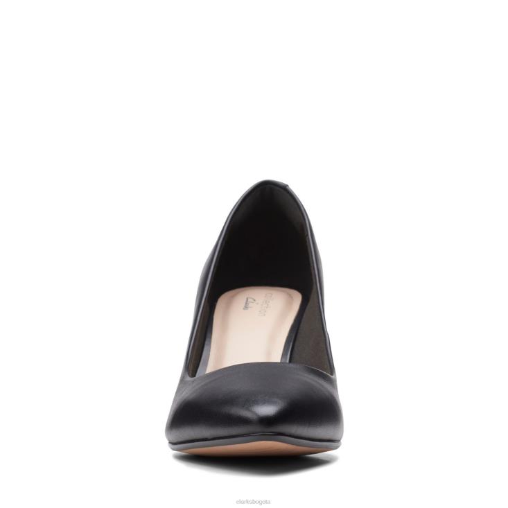 Clarks 0DX8L3339 clarks cuero negro aubrie sol unisexo cuero negro