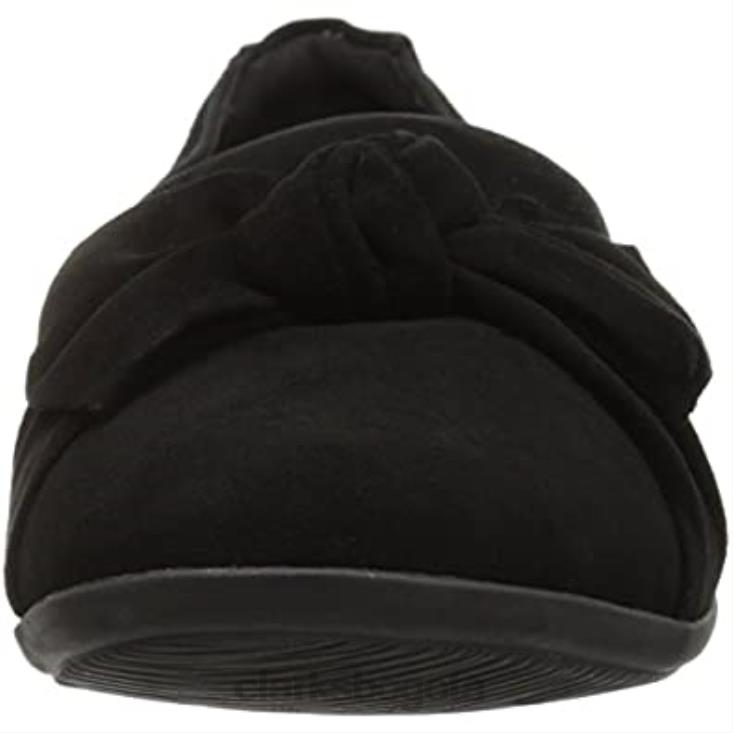 Clarks 0DX8L334 mocasín Graceljonas mujer plano ante negro clarks mujer ante negro