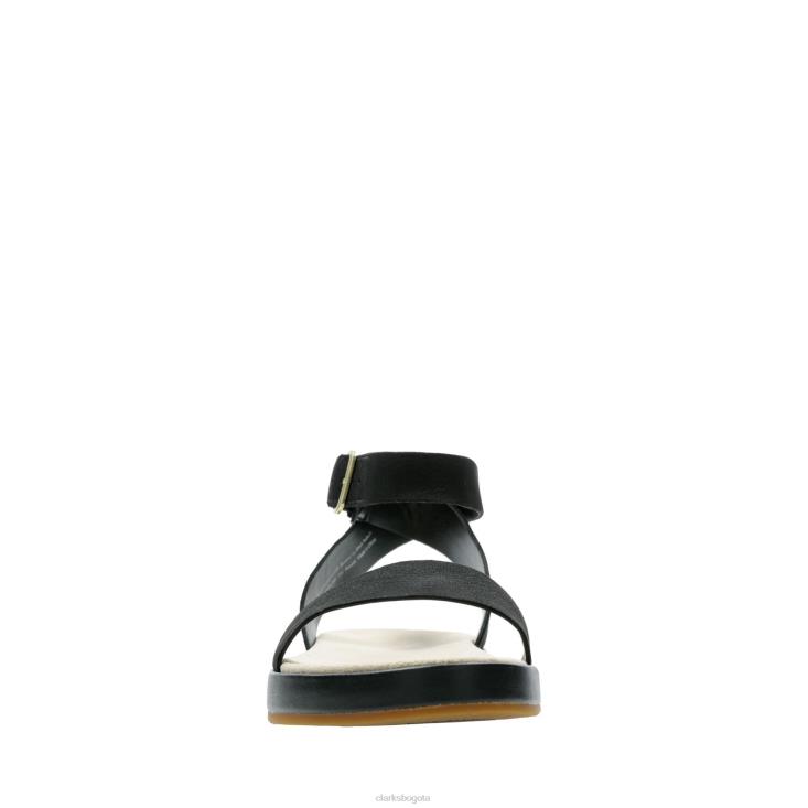Clarks 0DX8L3340 botanic ivy clarks de nubuck negro mujer nubuck negro