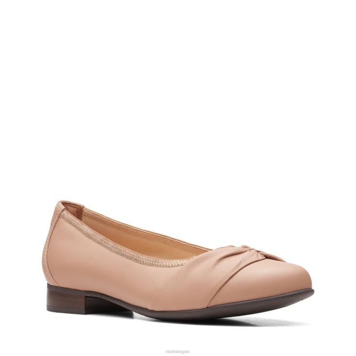Clarks 0DX8L3346 clarks un blush deseo cuero praliné mujer cuero praliné