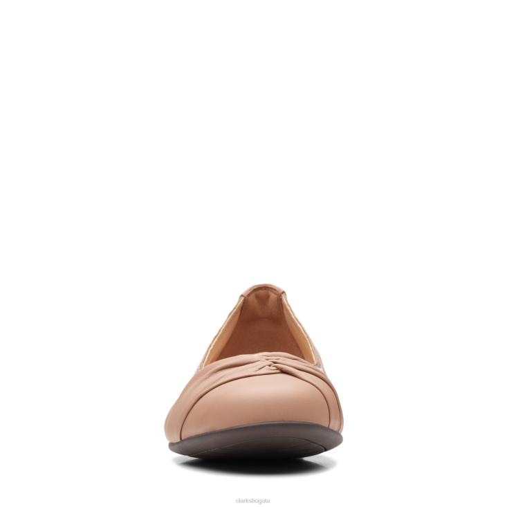 Clarks 0DX8L3346 clarks un blush deseo cuero praliné mujer cuero praliné
