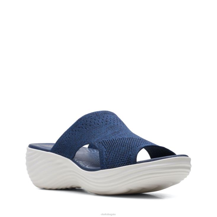 Clarks 0DX8L3348 clarks marcoral de punto azul marino mujer punto azul marino