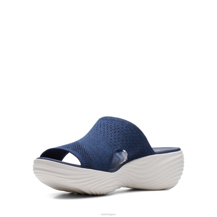 Clarks 0DX8L3348 clarks marcoral de punto azul marino mujer punto azul marino