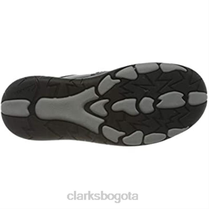 Clarks 0DX8L335 zapatillas bajas rex pace k para niño clarks negro niños cuero negro cuero negro