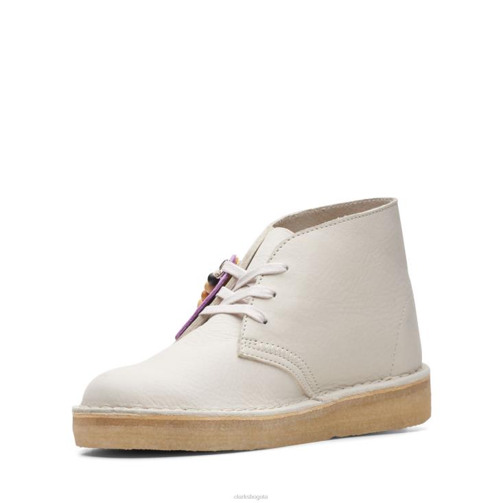 Clarks 0DX8L3355 clarks desert carbon nobuk blanco mujer nubuck blanco