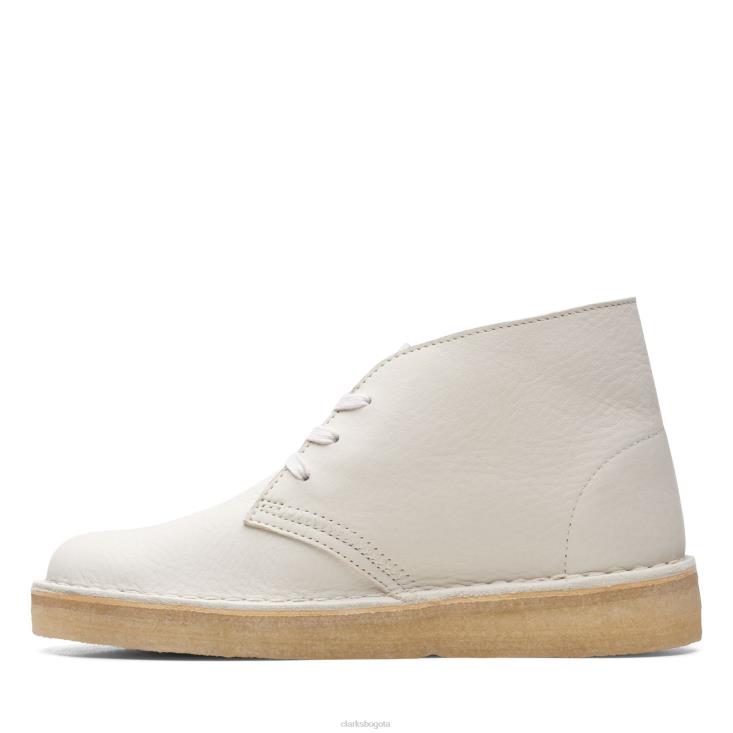 Clarks 0DX8L3355 clarks desert carbon nobuk blanco mujer nubuck blanco