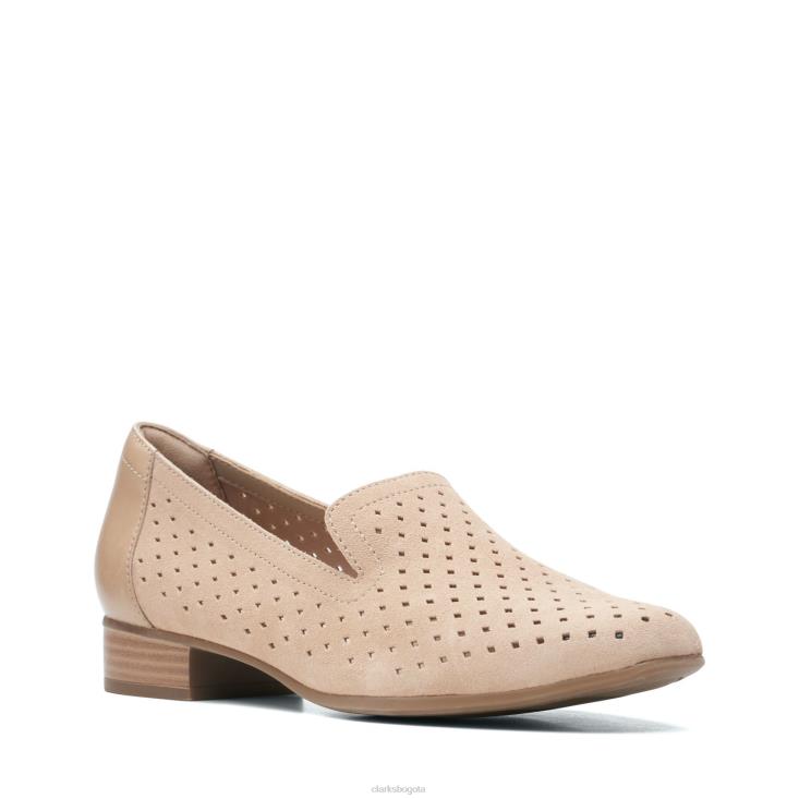 Clarks 0DX8L3356 gamuza arena juliet hayes clarks mujer gamuza arena