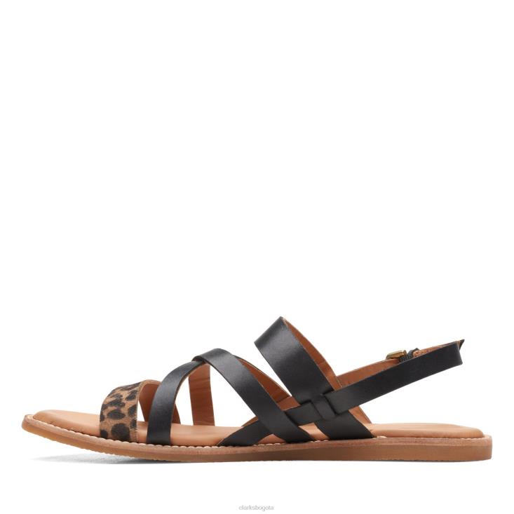 Clarks 0DX8L3374 peine clarks karsea sun leopardo prt mujer peineta leopardo