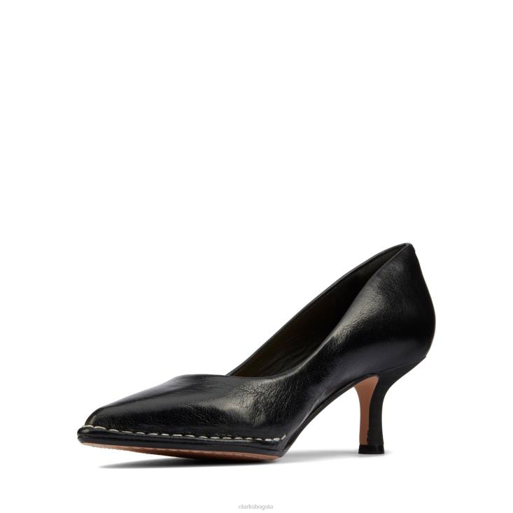 Clarks 0DX8L3385 clarks cuero negro thorna 55 corte mujer cuero negro