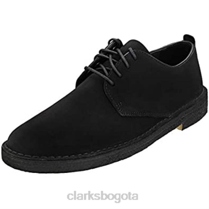 Clarks 0DX8L339 clarks negros derby londinense del desierto masculino hombres negro
