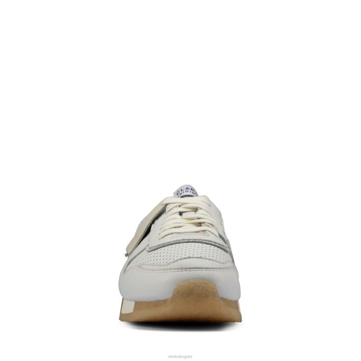 Clarks 0DX8L3390 clarks tor run cuero blanco mujer cuero blanco