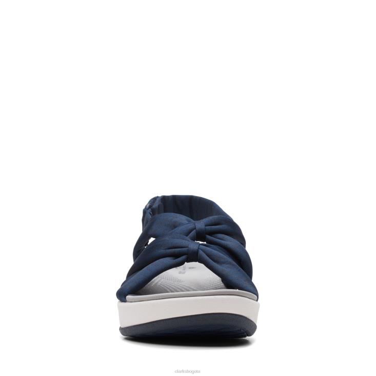 Clarks 0DX8L3396 textil azul marino arla meg clarks mujer textil azul marino
