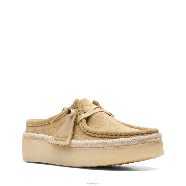 Clarks 0DX8L3399 wallabee cup lo clarks arce ante mujer gamuza de arce