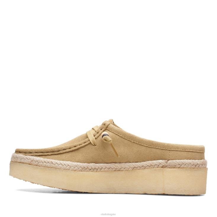 Clarks 0DX8L3399 wallabee cup lo clarks arce ante mujer gamuza de arce
