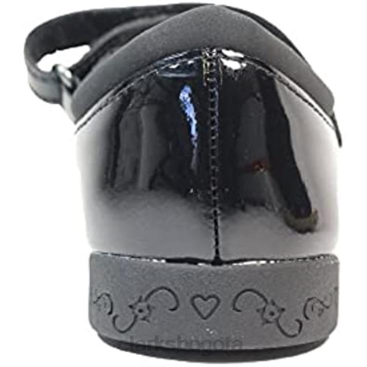 Clarks 0DX8L34 zapatos clarks magic step bar niño charol charol negro niños