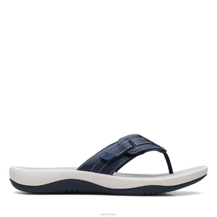 Clarks 0DX8L3406 clarks sintéticos sunmaze daisy marino mujer azul marino sintético