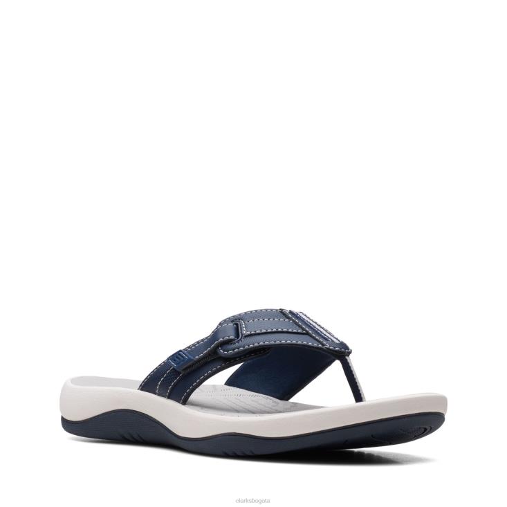 Clarks 0DX8L3406 clarks sintéticos sunmaze daisy marino mujer azul marino sintético