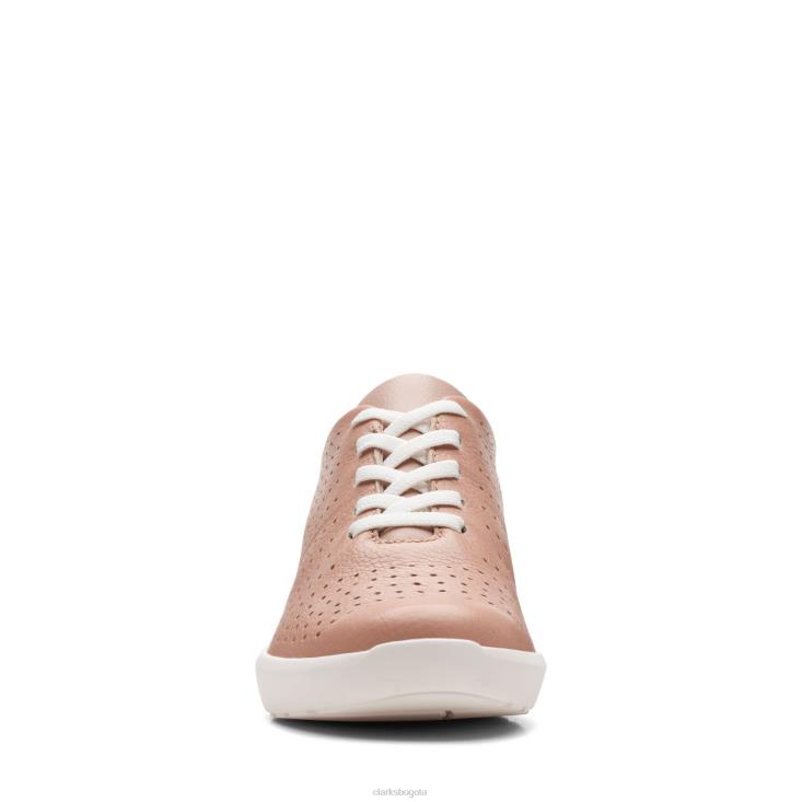 Clarks 0DX8L3407 kayleigh aster clarks lea rubor oscuro mujer lea rubor oscuro