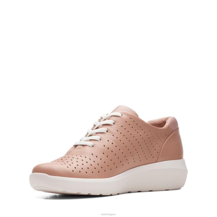 Clarks 0DX8L3407 kayleigh aster clarks lea rubor oscuro mujer lea rubor oscuro