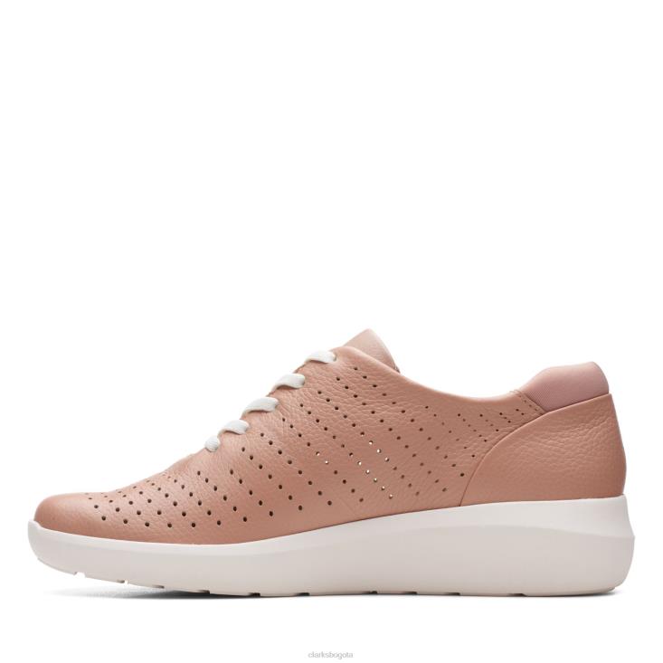 Clarks 0DX8L3407 kayleigh aster clarks lea rubor oscuro mujer lea rubor oscuro