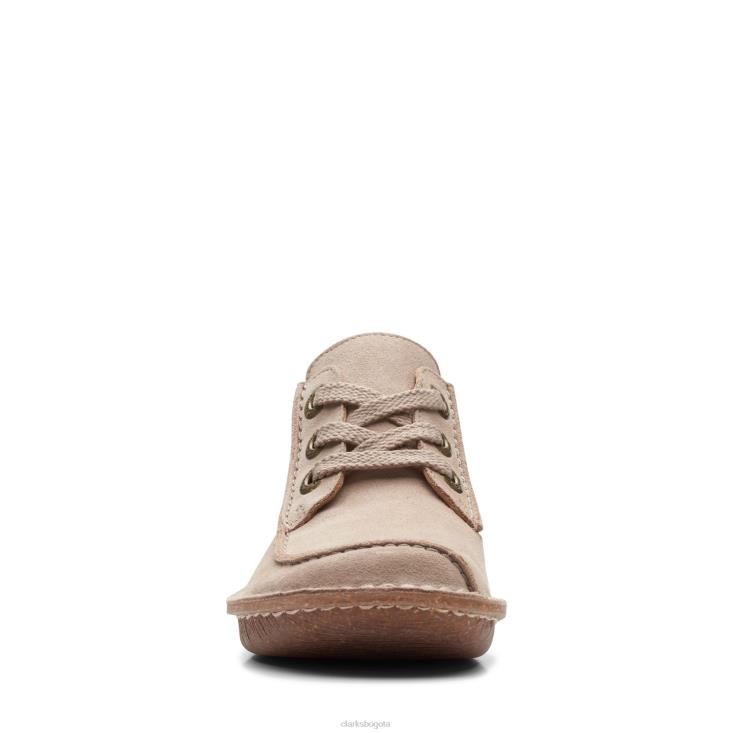 Clarks 0DX8L3414 clarks fun ny dream de gamuza color arena mujer gamuza arena