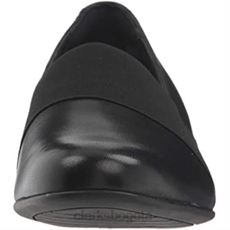 Clarks 0DX8L342 mocasines un blush lo para mujer de cuero negro clarks mujer cuero negro